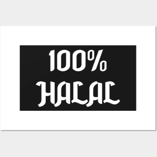 100% Halal Posters and Art